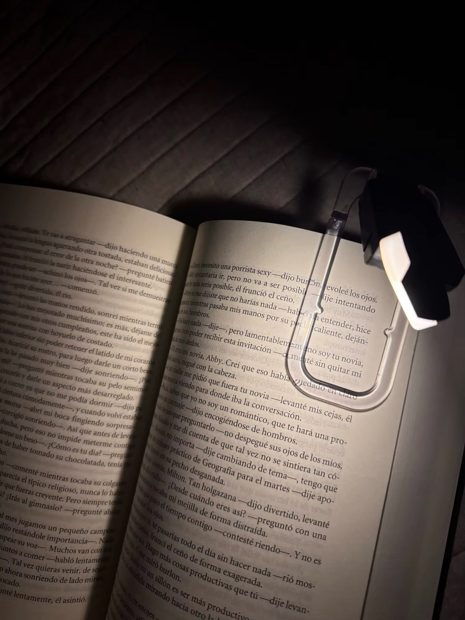 Clip-On Book Light – Portable Reading Light for Books & E-Readers