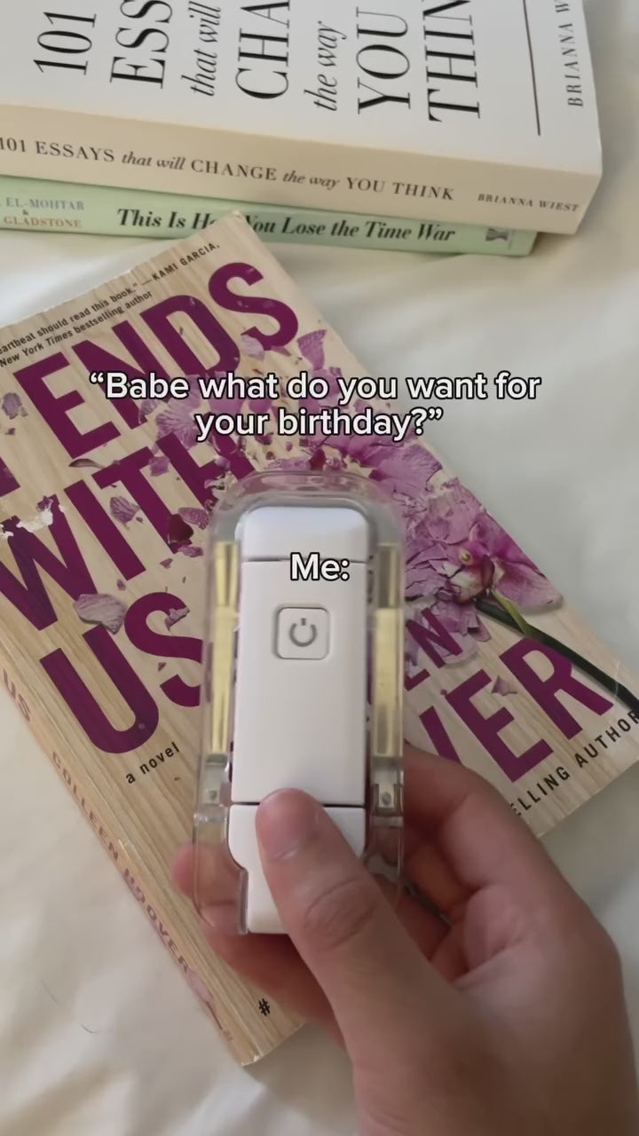 Clip-On Book Light – Portable Reading Light for Books & E-Readers